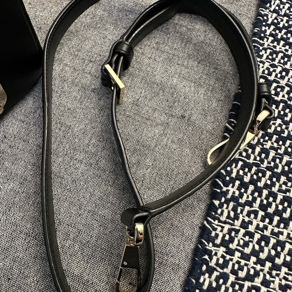 Glitter black Kate spade kiss lock satchel - Picture 12 of 15